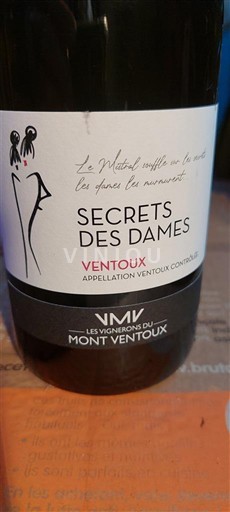 Vallée du Rhône Ventoux Les Vignerons du Mont Ventoux Secrets des Dames Non Millésimé