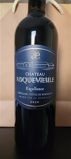 Bordeaux Castillon-côtes-de-bordeaux Château Roquevieille Excellence 2020