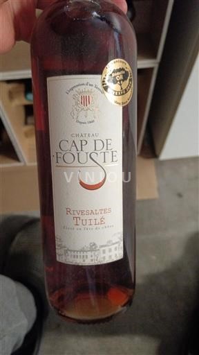 Roussillon Rivesaltes Château Cap de Fouste Rivesaltes Tuilé Ohne Jahrgang