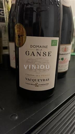Rhône-dalen Vacqueyras Domaine La Ganse Chemin des Pierres 2021