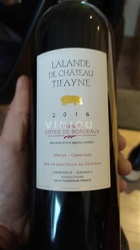 Bordeaux Francs-Côtes-de-Bordeaux Château Lalande de Tifayne 2016