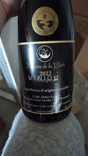 Loirevallei Bourgueil Domaine La Villatte 2022