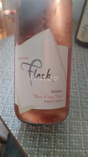 Alsazia Domaine Fleck Rosé d'une Nuit 2022
