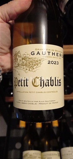 Bourgogne Petit-chablis Gautheron 2023