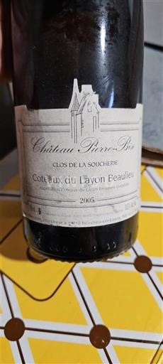 Loirevallei Niet gespecificeerd Château Pierre-Bise Clos de la Soucherie 2005