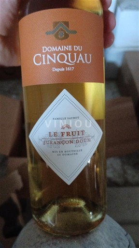 Sud-Ovest Jurançon Domaine Cinquau Le Fruit 2021