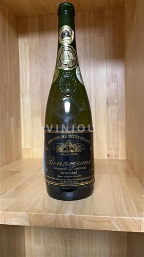 Loiretal Bonnezeaux Domaine Des Petits Quarts Le Malabé 1996