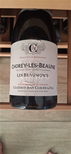 Burgundi Chorey-lès-Beaune Cluzeaud Jean Claude & Fils Les Beaumonts Ei vuosikertaa