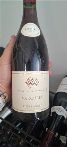 Bourgondië Mercurey Pierre André 2017