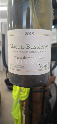 Bourgogne Mâcon och Mâcon-Villages Verget Vignes de Montbrison 2018