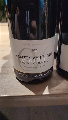 Burgundsko Santenay Premier Cru Domaine Cas Venancio Grand Clos Rousseau 2023
