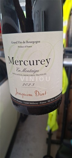 Bourgogne Mercurey Joaquim Diaz En Montaigu 2023