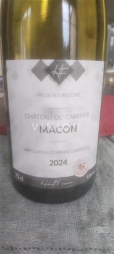 Bourgogne Mâcon et mâcon-villages Château Carruge 2024