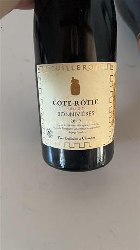 Vale do Ródano Côte-rôtie Yves Cuilleron & Chavanay Lieu-dit Bonnivières 2019