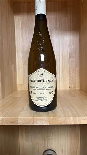 Vin Blanc moelleux Aristide Luneau 2016 France Vallée de la Loire Coteaux-du-layon AOC