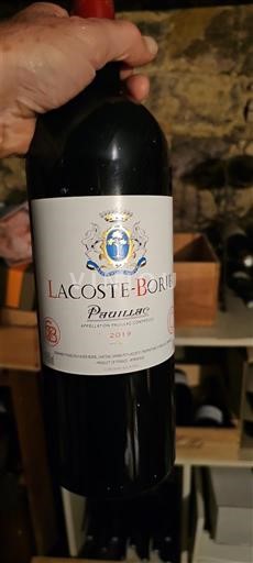 Bordeaux Pauillac Lacoste-Borie 2019