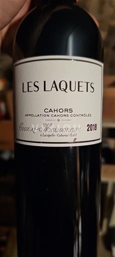 Jihozápad Cahors Clos de la Maison Neuve Les Laquets 2018