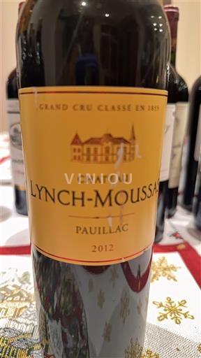 Bordeaux Pauillac Grand Cru Château Lynch-Moussas 2012