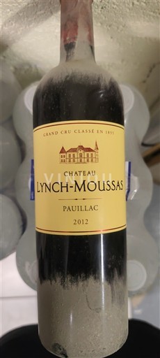 Bordeaux Pauillac Grand Cru Château Lynch-Moussas 2012