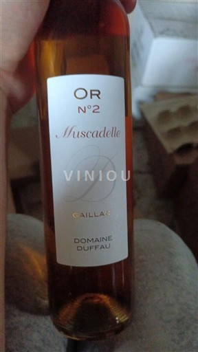Südwestfrankreich Gaillac Domaine Duffau Muscadelle Gaillac OR N°2 2017