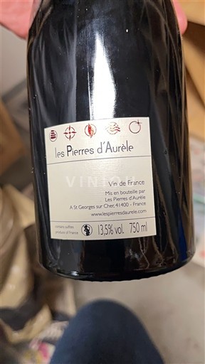 Vin Rouge sec Aunis Les Pierres Aurèle 2018 France Vallée de la Loire Vin de France
