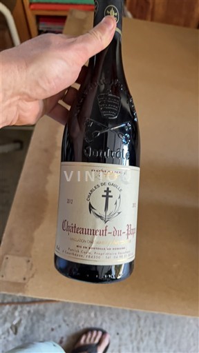 Thung lũng Rhône Châteauneuf-du-pape Vieux Télégraphe des Cadettes 2012