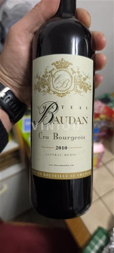 Bordeaux Listrac-Médoc Château Baudan 2010