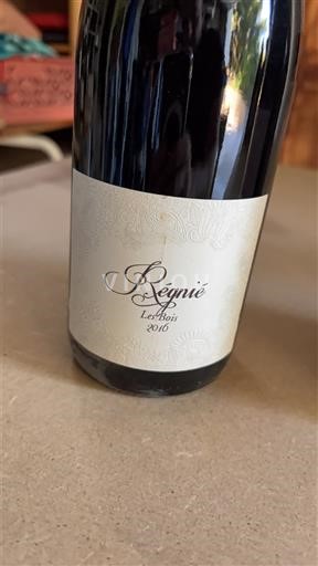Beaujolais Régnié Les Bois 2016