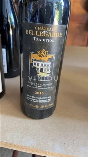 Burdeos Côtes-de-Bordeaux Château Bellegarde Tradition 2016