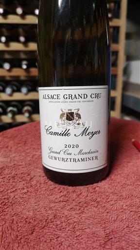 Vin Blanc sec Gewurztraminer Camille Meyer 2020 France Alsace Alsace Grand Cru AOC Grand Cru