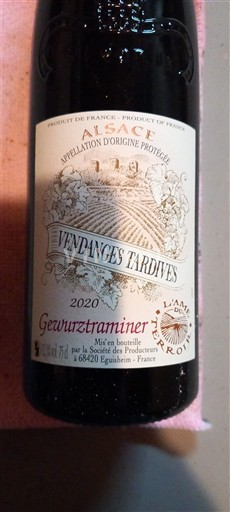 Alsace Cave de Turckheim Vendanges Tardives 2020