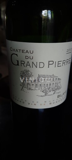 Bordeaux Blaye Château Grand Pierre 2016