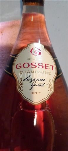 Champagne Sâm-panh Gosset Suzanne Gosset Không niên vụ