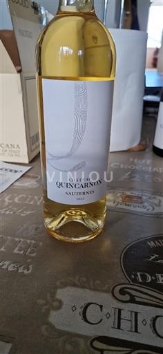 Bordeaux Sauternes Château Quincarnon 2022