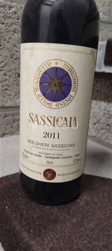 Toscana Bolgheri Tenuta San Guido Sassicaia 2011