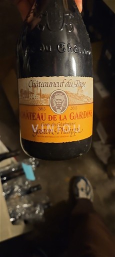 Valle del Ródano Châteauneuf-du-Pape. Château La Gardine des Générations Gaston-Philippe 2013