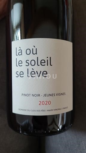 Languedoc và Roussillon Côtes Catalanes Domaine Clos des Fées Là où le Soleil se Lève 2020