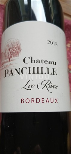 Bordeaux Château Panchille Les Rives 2018