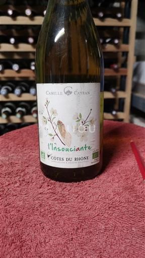 Rhônevallei Côtes-du-rhône Camille Cayran L'Insouciante Niet-geïntegreerd
