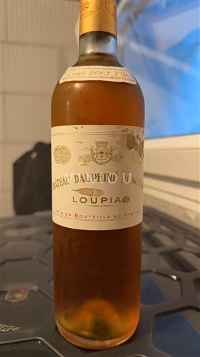 Bordéus Loupiac Château Dauphiné Rondillon Loupiac 2003
