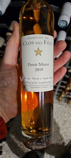Roussillon Domaine Clos Des Fées Passat Minor 2019
