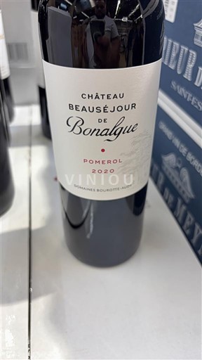 Bordeaux Pomerol Château Beauséjour de Bonalgue 2020