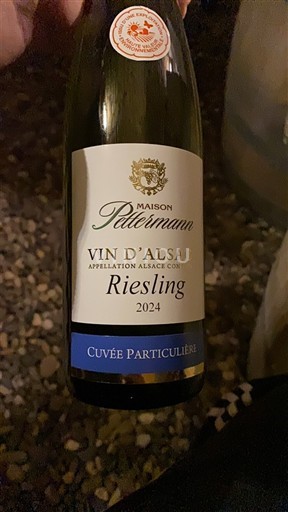Alsace Grand Cru Maison Pettermann Particulière 2024