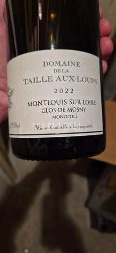 Thung lũng sông Loire Montlouis-sur-Loire Domaine La Taille aux Loups Clos de Mosny 2022