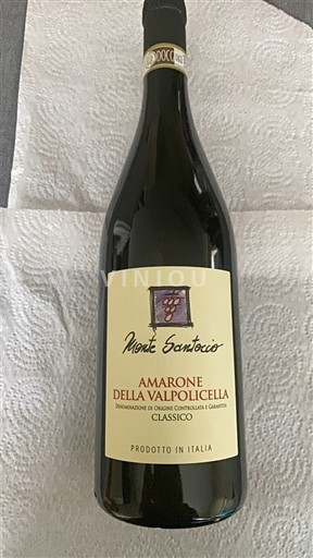 Veneto Amarone della Valpolicella Monte Santoccio Classico 2019