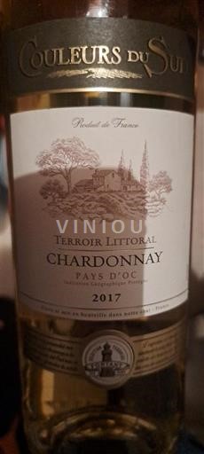 Languedoc-Roussillon Pays d'Oc Couleurs du Sud Terroir Littoral 2017