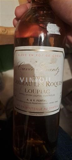 Bordeaux Loupiac Château Les Roques Frantz 2003
