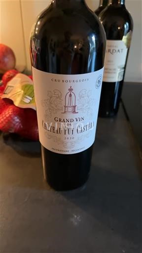 Bordéus Haut-Médoc Cru Bourgeois Château Puy Castera 2020