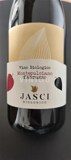 Vin Rouge sec Jasci 2022 Italie Abruzzes Montepulciano d'Abruzzo DOC bio