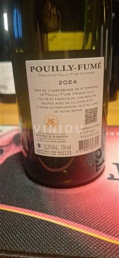 Valle della Loira Pouilly-fumé Cédric Bardin 2024